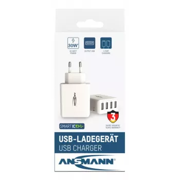 Carregador Ansmann HC430 Universal branco AC interior