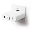 Carregador ALOGIC 4X100 Universal branco USB interior