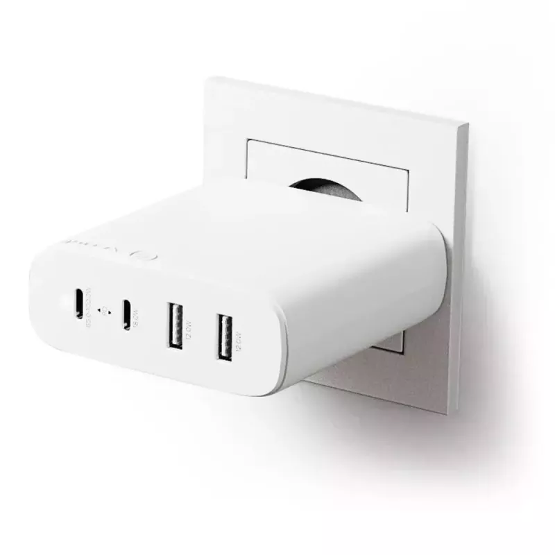Carregador ALOGIC 4X100 Universal branco USB interior