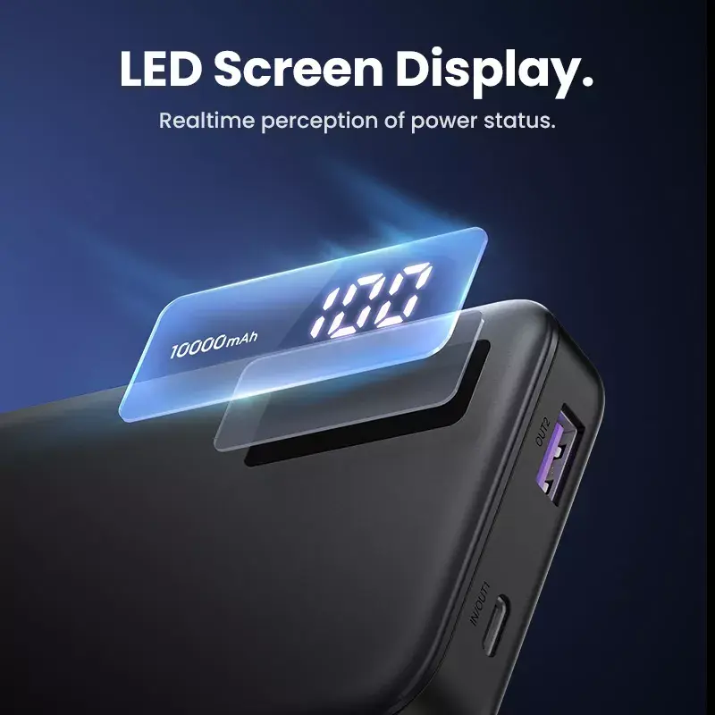 Ugreen 25742 powerbank iões de lítio (Li-Ion) 10000 mAh preto