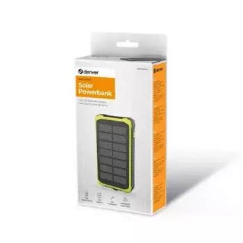 Powerbank Denver PSO-10012 10000 mAh polímero de lítio 2 portas USB