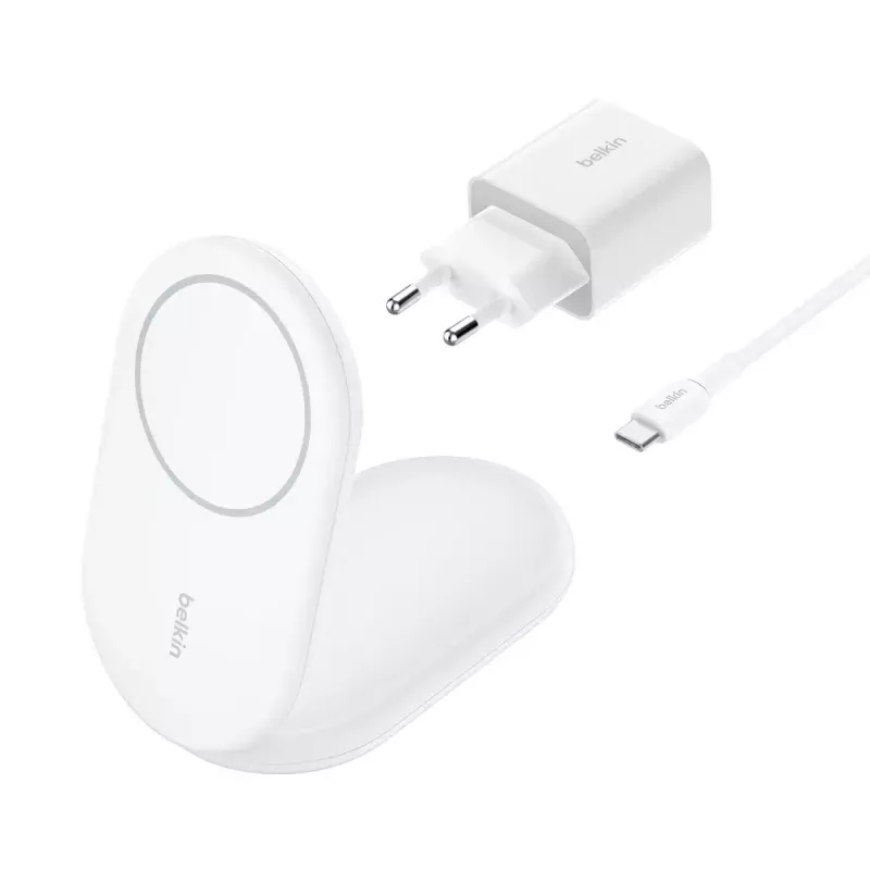 Carregador sem fios Belkin BoostCharge WIB007VFWH carregamento rápido USB interior