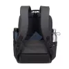 Mochila de lazer Rivacase Tegel preta poliéster estilo urbano