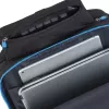 Mochila Rivacase 7860 para portáteis até 43,9 cm (17,3 polegadas), poliéster, preto/azul