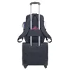 Mochila Rivacase 8365 para portáteis de 17,3 polegadas, poliéster, preta, 850 g