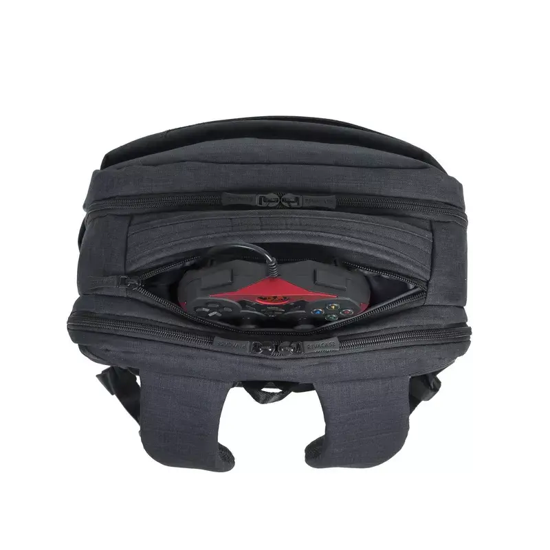 Mochila Rivacase 8365 para portáteis de 17,3 polegadas, poliéster, preta, 850 g