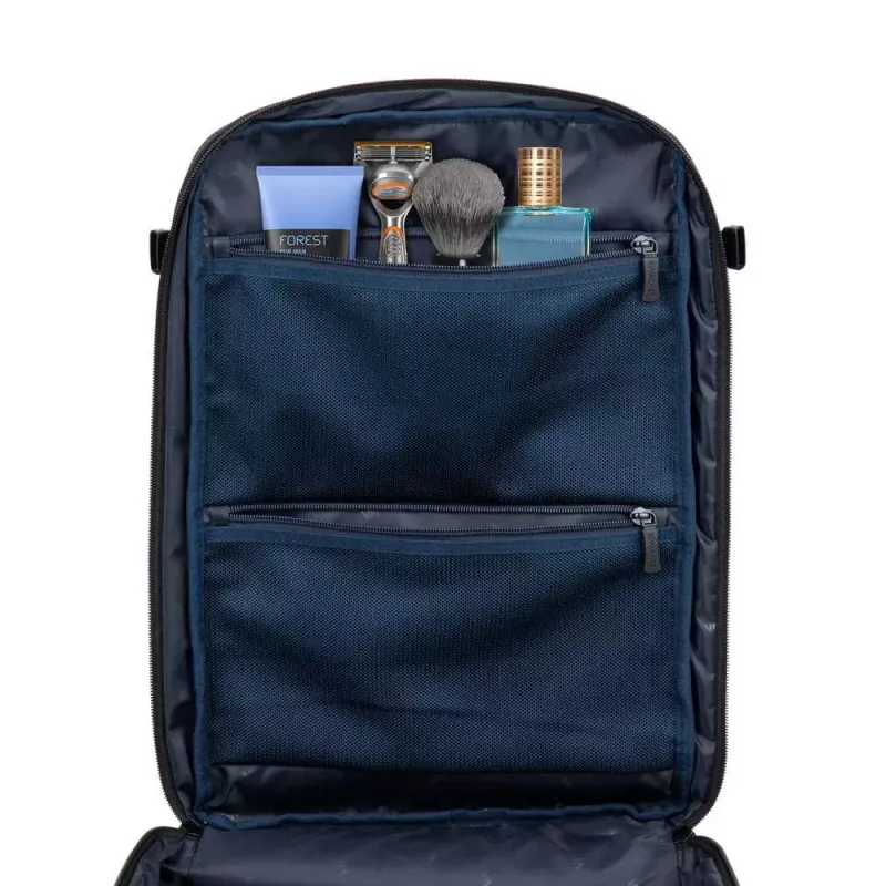 Mochila Rivacase 8461 43,9 cm 17,3 polegadas preta 2 bolsos frontais