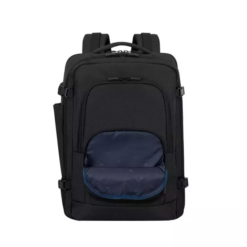 Mochila Rivacase 8461 43,9 cm 17,3 polegadas preta 2 bolsos frontais