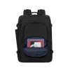 Mochila Rivacase 8461 43,9 cm 17,3 polegadas preta 2 bolsos frontais