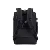 Mochila Rivacase 8461 43,9 cm 17,3 polegadas preta 2 bolsos frontais