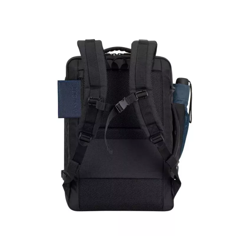Mochila Rivacase 8461 43,9 cm 17,3 polegadas preta 2 bolsos frontais