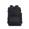 Mochila Rivacase 8461 43,9 cm 17,3 polegadas preta 2 bolsos frontais