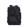 Mochila Rivacase 8461 43,9 cm 17,3 polegadas preta 2 bolsos frontais
