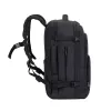 Mochila Rivacase 8461 43,9 cm 17,3 polegadas preta 2 bolsos frontais