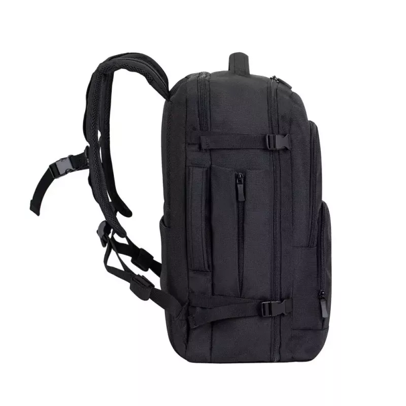 Mochila Rivacase 8461 43,9 cm 17,3 polegadas preta 2 bolsos frontais
