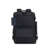 Mochila Rivacase 8461 43,9 cm 17,3 polegadas preta 2 bolsos frontais