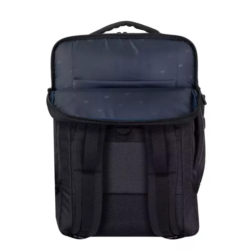 Mochila Rivacase 8461 43,9 cm 17,3 polegadas preta 2 bolsos frontais