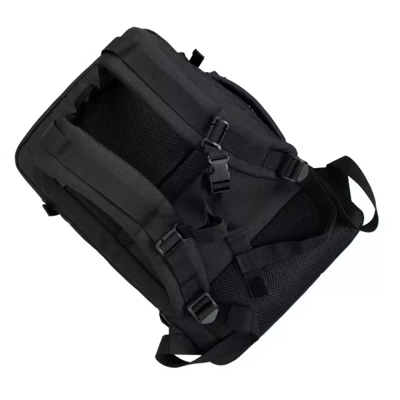 Mochila Rivacase 8461 43,9 cm 17,3 polegadas preta 2 bolsos frontais