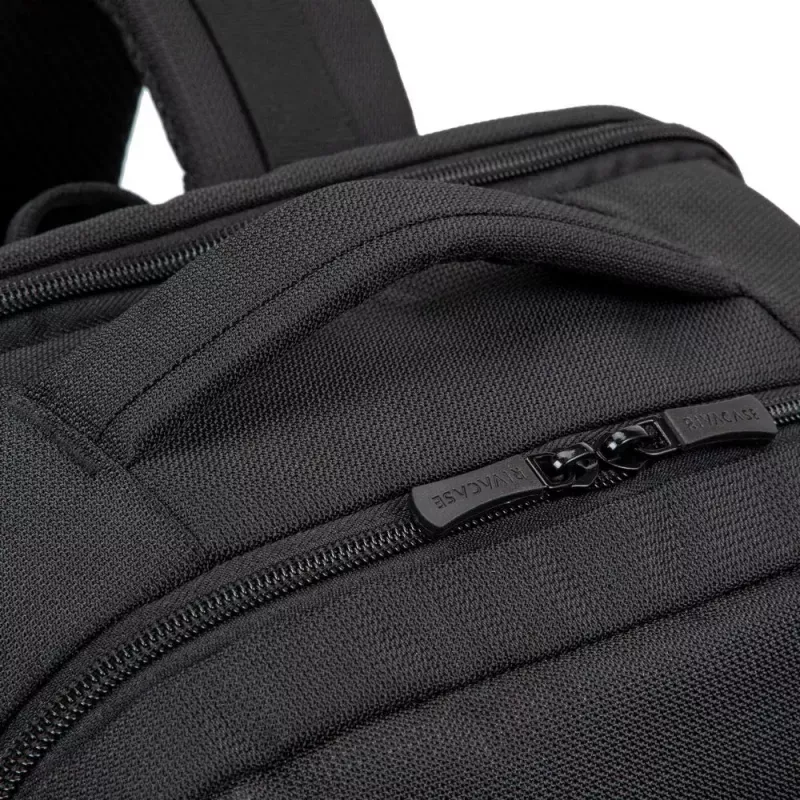 Mochila Rivacase 8461 43,9 cm 17,3 polegadas preta 2 bolsos frontais