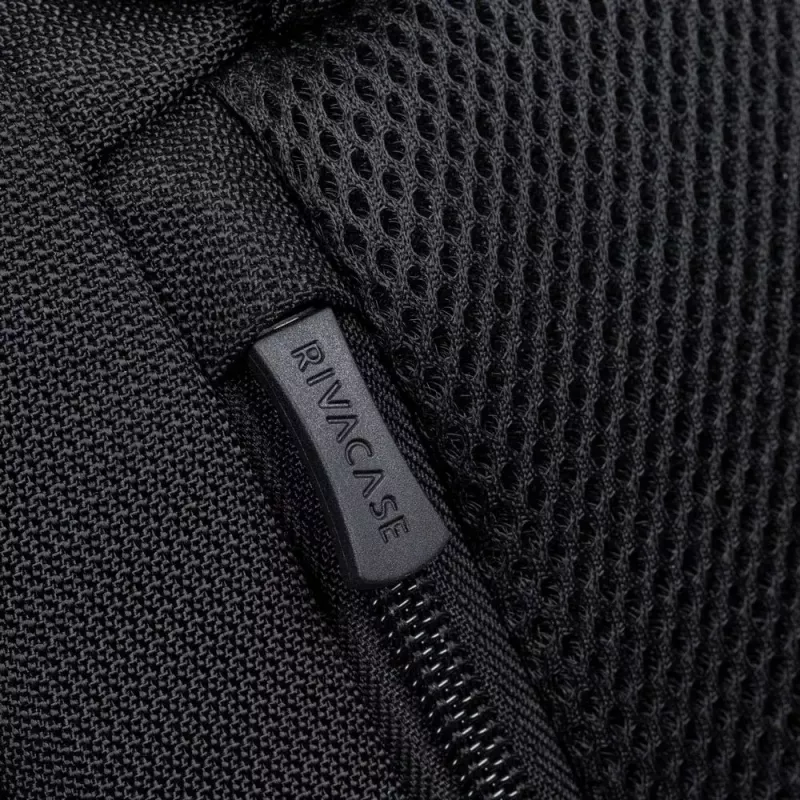 Mochila Rivacase 8461 43,9 cm 17,3 polegadas preta 2 bolsos frontais
