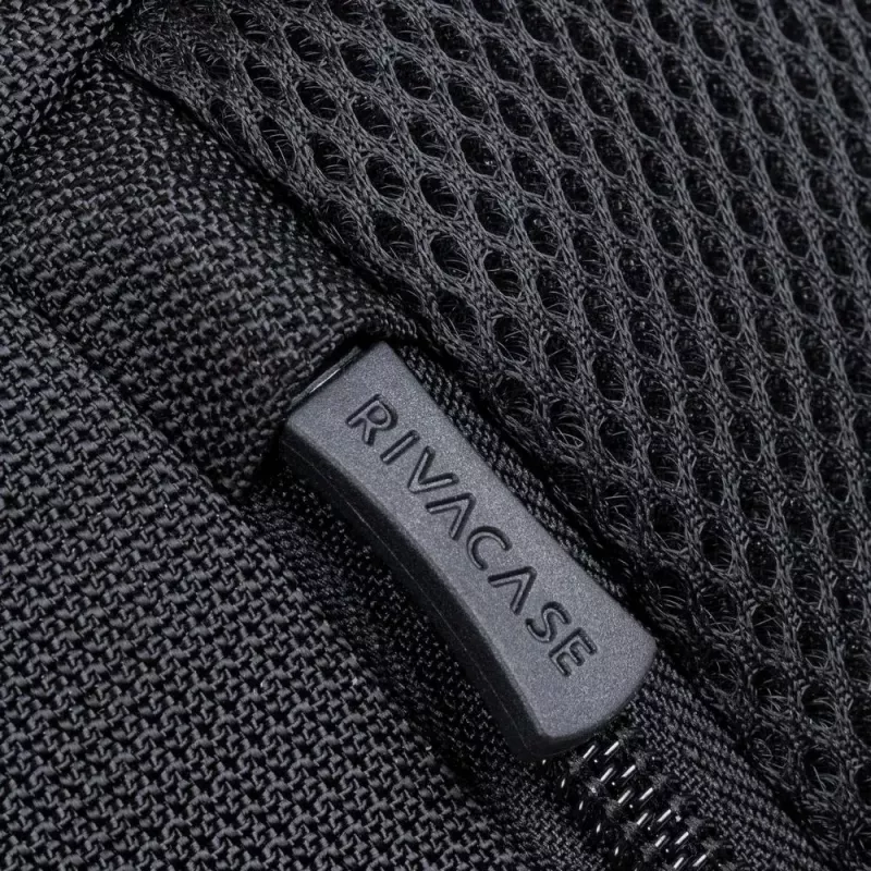 Mochila Rivacase 8461 43,9 cm 17,3 polegadas preta 2 bolsos frontais