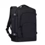 Mochila Rivacase 8461 43,9 cm 17,3 polegadas preta 2 bolsos frontais