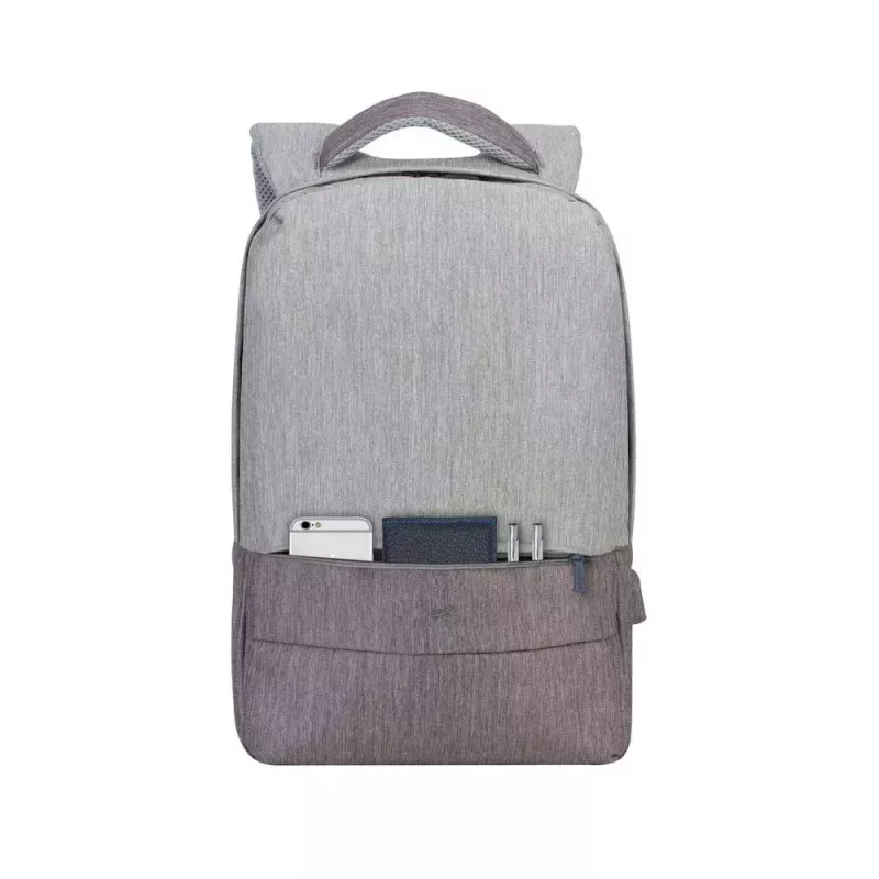 Rivacase 7562 Prater mochila antirroubo para portátil 15,6 polegadas (39,6 cm), cinzento/mocha