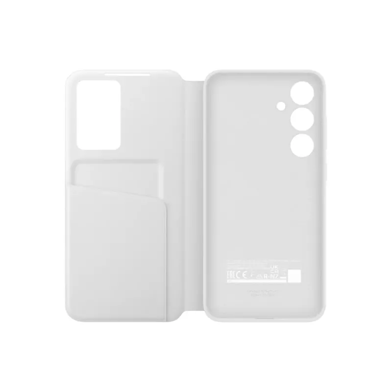 Samsung EF-ZS721CWEGWW capa Smart View Wallet para Galaxy S24 FE, branca