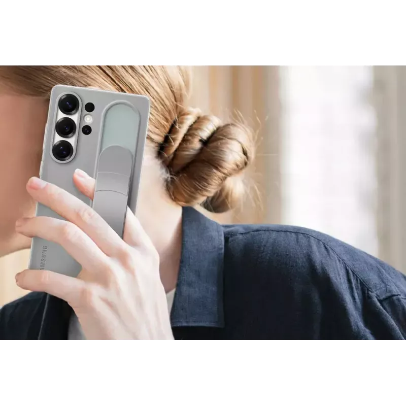 Capa Samsung Galaxy S25 Ultra Monochromatic White com suporte