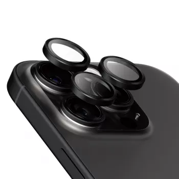 Proteção de objetiva de câmara em cerâmica PanzerGlass ® Hoops® iPhone 16 Pro | 16 Pro Max