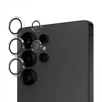 Proteção de lente de câmara PanzerGlass ® Hoops® transparente Samsung Galaxy S25 Ultra