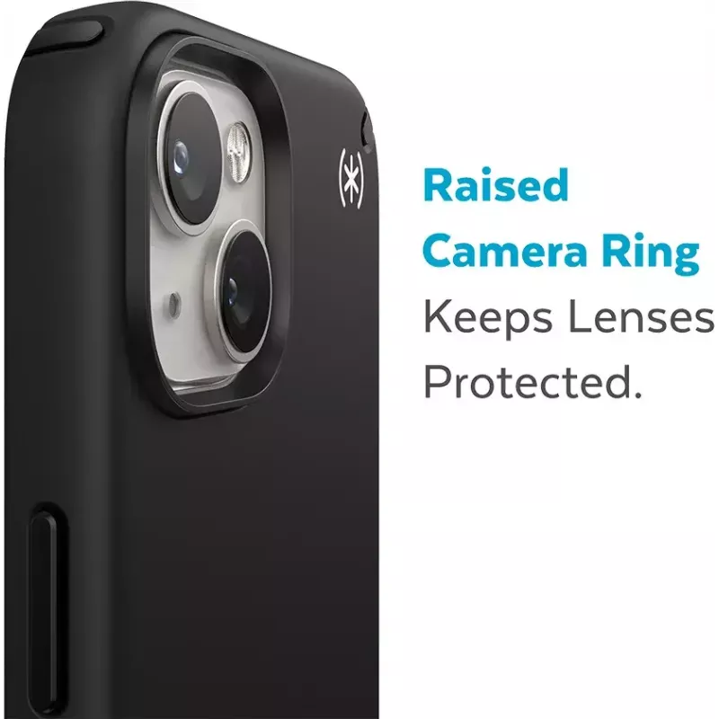 Capa de proteção robusta Speck Presidio2 Pro + MS Apple iPhone 14 Plus/15 Plus preta – com Microban