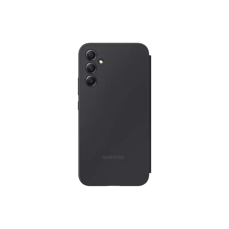 Samsung EF-ZA346CBEGWW Smart View Wallet Case capa com tampa para Galaxy A34 5G, preta