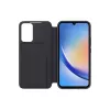 Samsung EF-ZA346CBEGWW Smart View Wallet Case capa com tampa para Galaxy A34 5G, preta