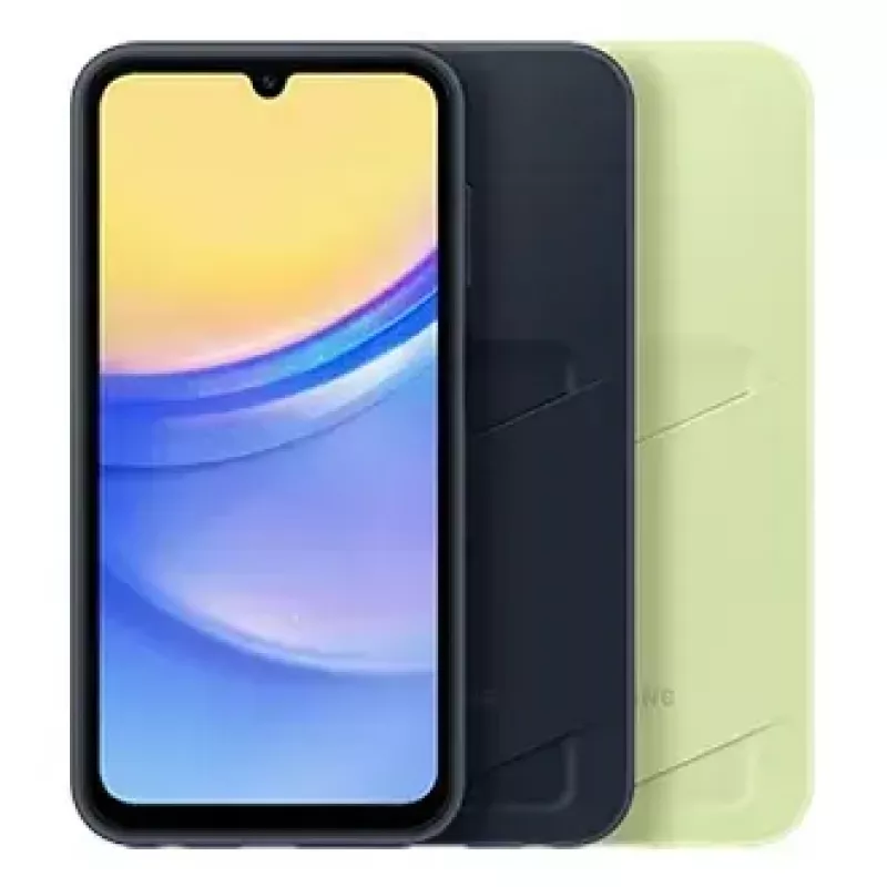 Samsung EF-OA156TBEGWW Card Slot Cover capa para Galaxy A15 / A15 5G, TPU, azul / preta
