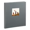 Álbum de fotografias Hama Fine Art cinzento 50 folhas 10 x 15 cm