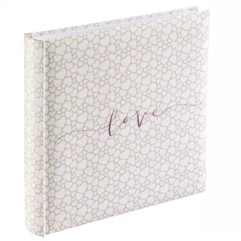 Álbum de fotografias Hama Romance bege, branco 320 folhas 10 x 15