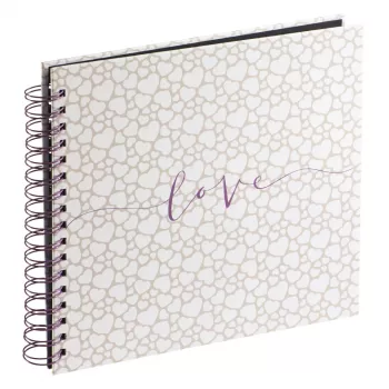 Álbum de fotografias Hama Romance bege, branco 80 folhas 10 x 15