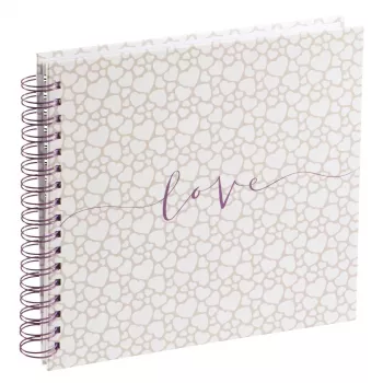 Álbum de fotografias Hama Romance bege, branco 80 folhas 10 x 15