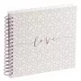 Álbum de fotografias Hama Romance bege, branco 80 folhas 10 x 15