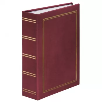 Álbum de fotografias Hama London vermelho 100 folhas 9 x 13 capa dura