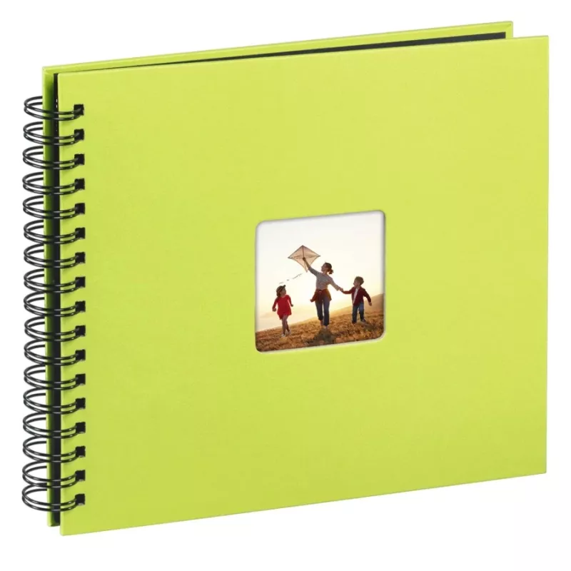 Álbum de fotografias Hama verde 50 páginas 10 x 15 encadernação em espiral