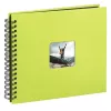 Álbum de fotografias Hama verde 50 páginas 10 x 15 encadernação em espiral