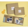 Álbum de fotografias Hama Craft castanho 40 folhas 10 x 15 encadernação em espiral