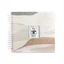 Álbum de fotografias Hama Watercolor castanho 50 folhas encadernação em espiral