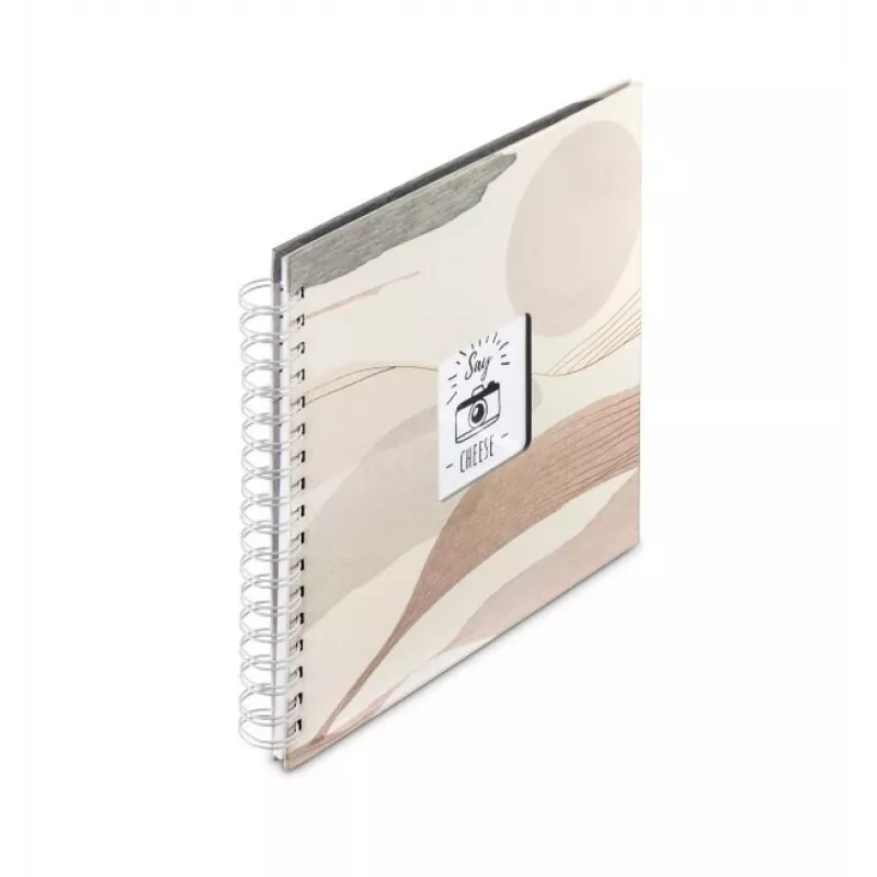 Álbum de fotografias Hama Watercolor castanho 50 folhas encadernação em espiral