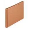 Hama 7614 Wrinkled álbum encadernado 24x17 cm, 36 páginas brancas, castanho