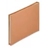Hama 7614 Wrinkled álbum encadernado 24x17 cm, 36 páginas brancas, castanho