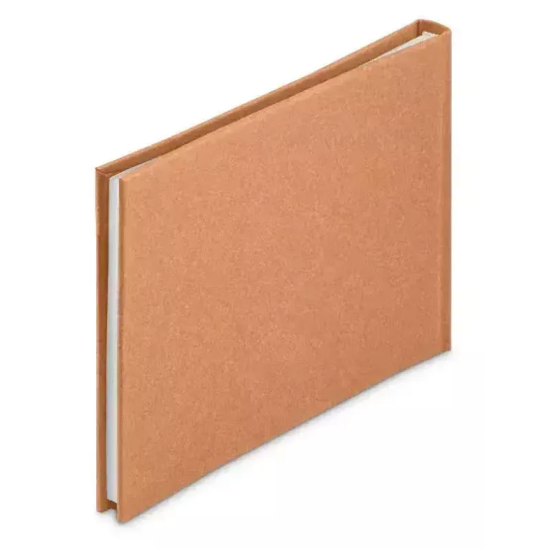 Hama 7614 Wrinkled álbum encadernado 24x17 cm, 36 páginas brancas, castanho