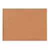 Hama 7614 Wrinkled álbum encadernado 24x17 cm, 36 páginas brancas, castanho